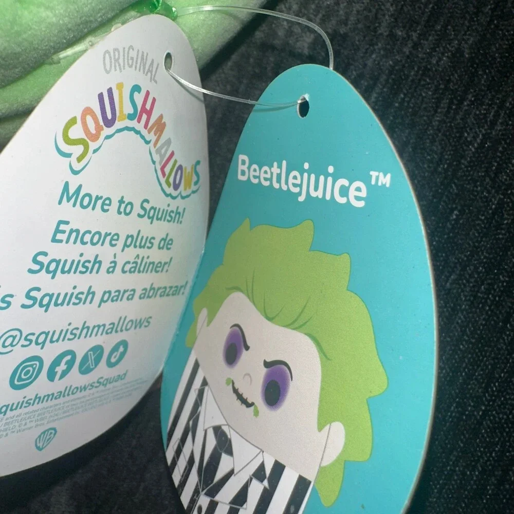 Beetlejuice Squishmallows Plush New Soft Toy